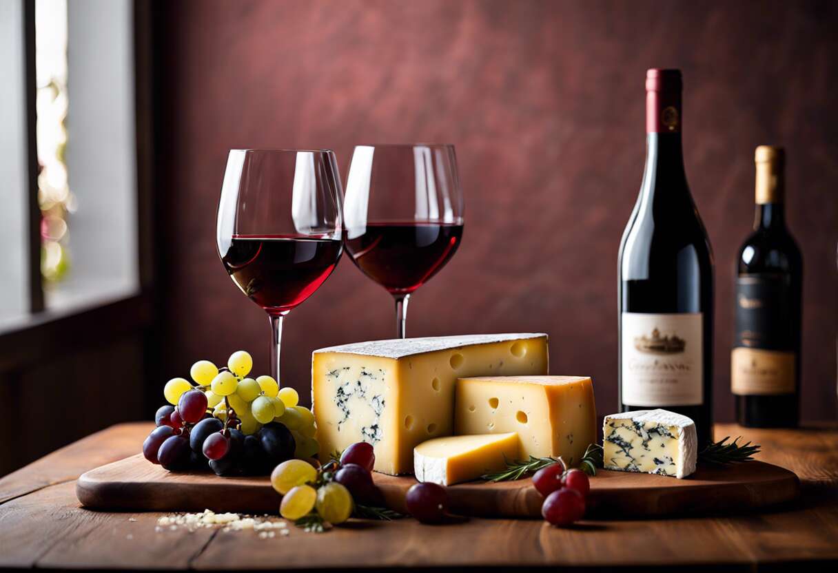La sélection idéale de vins et fromages