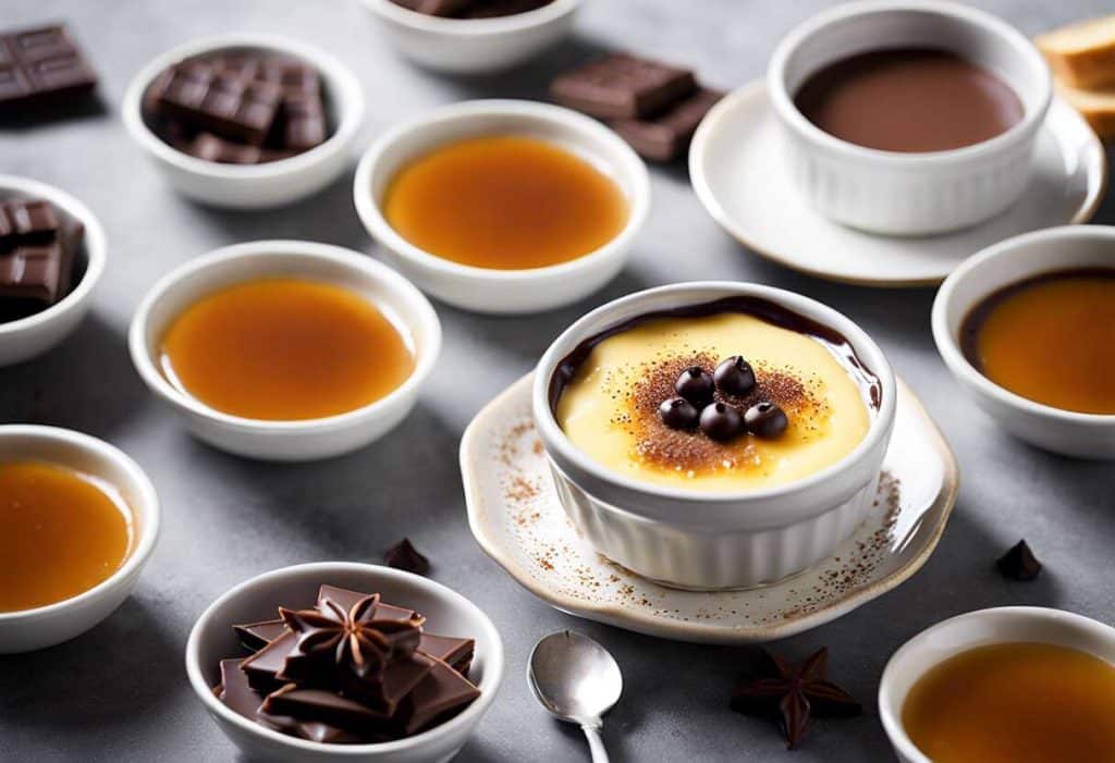 Crème brûlée au chocolat et fève tonka : délicatesse aromatique