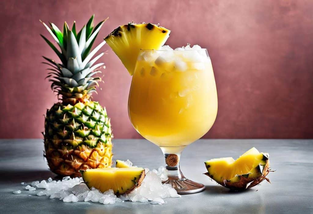 Punch coco-ananas : voyage sous les tropiques en un verre
