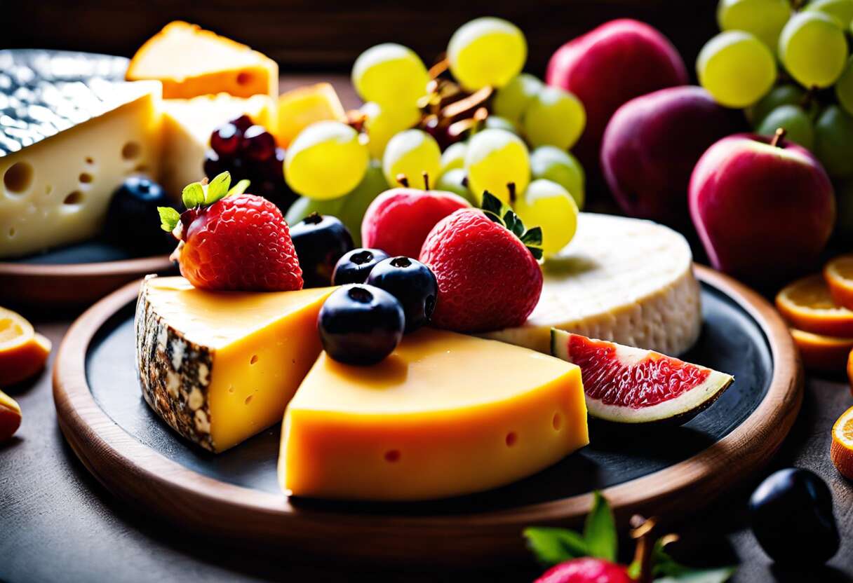 Principes de base pour réussir ses accords fruits-fromages