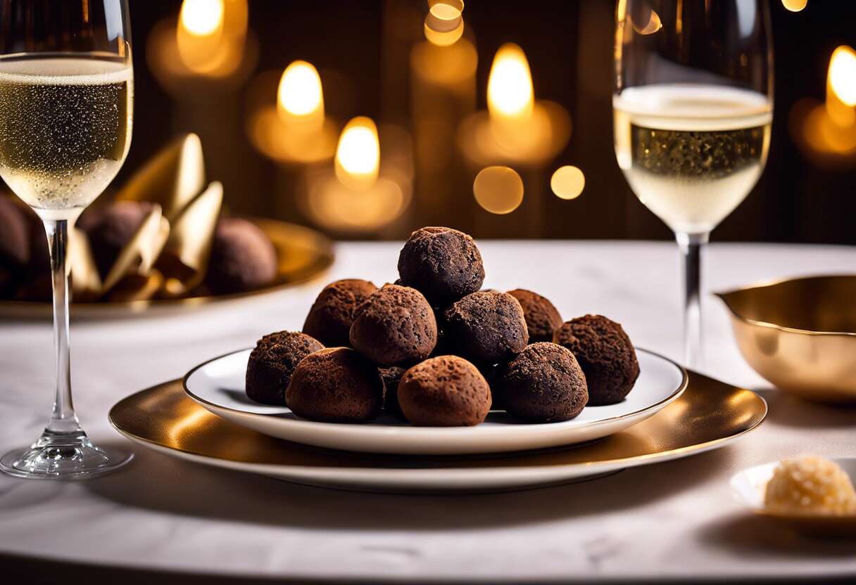 Découverte des saveurs : l'art d'associer truffe et champagne