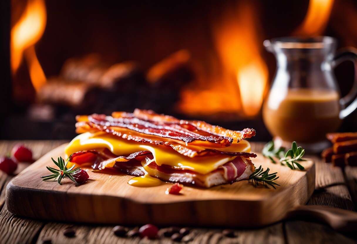 Contraste gourmand : la tendance du bacon caramélisé décryptée