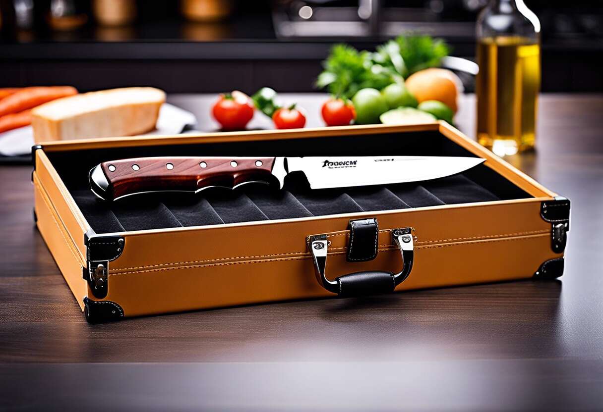 Les bénéfices d'une mallette de couteaux adaptée pour les cuisiniers professionnels