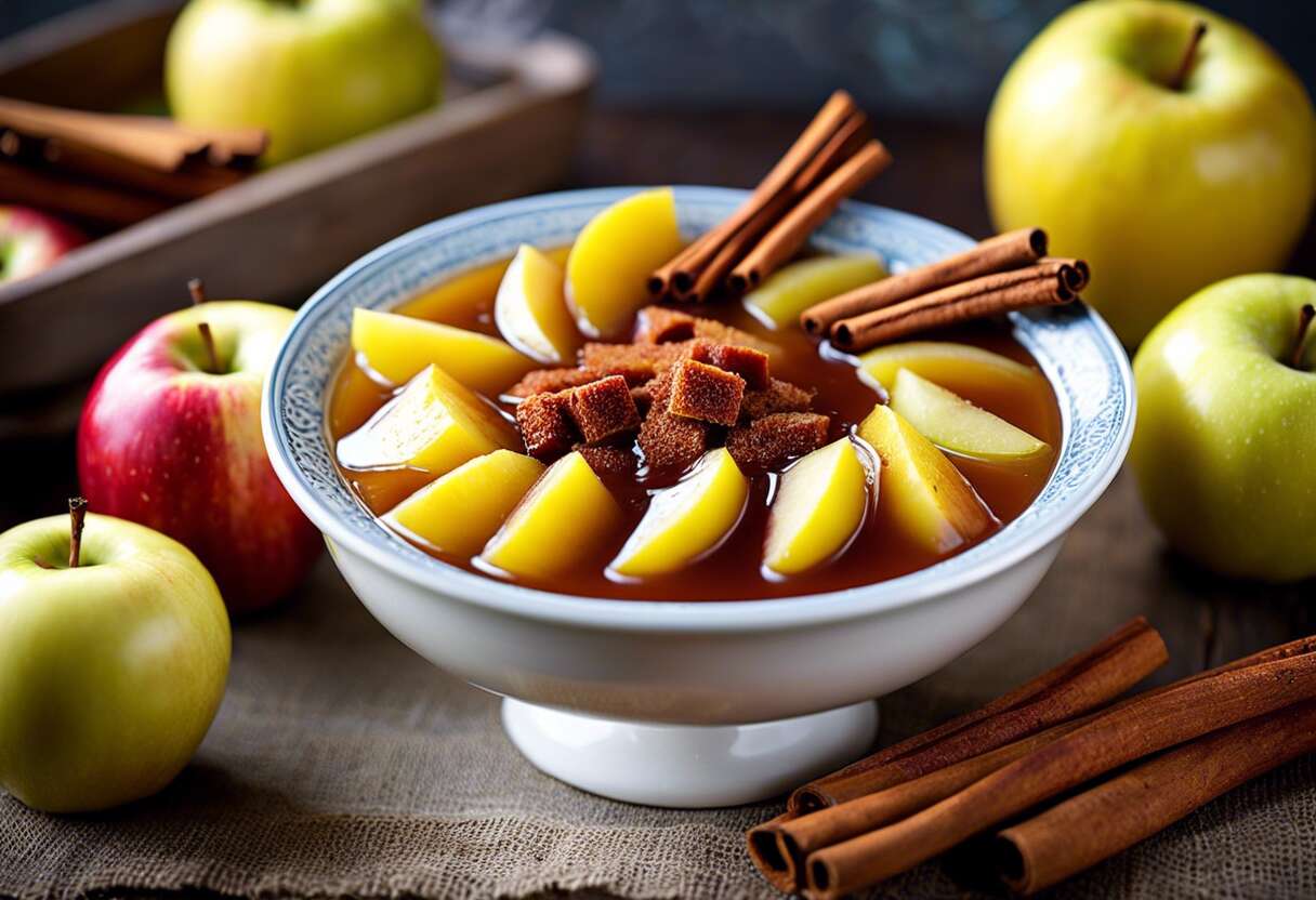 Compote de pommes à la cannelle sans sucre ajouté : pure gourmandise santé