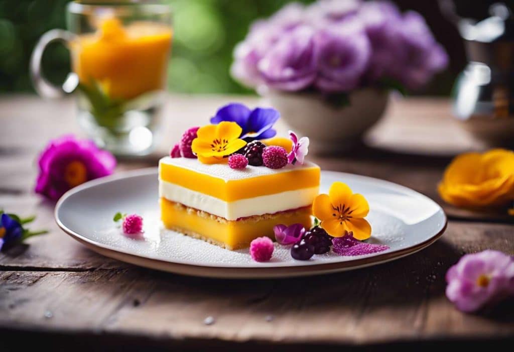 Douceurs insolites : intégrer les fleurs comestibles aux desserts classiques