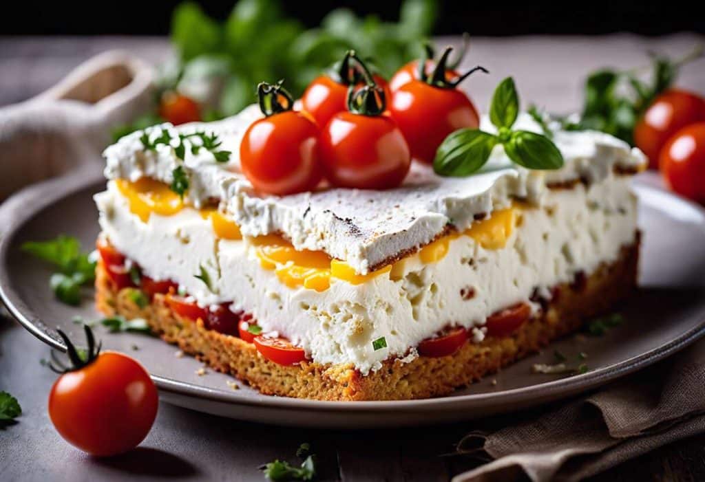 Recette facile : gâteau au chèvre et à la tomate – Saveur inédite